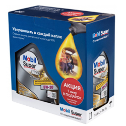  MOBIL SUPER 3000 5W30   4  + 1  //   