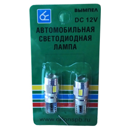  LED T10 W5W 6SMD (5630) CFN BUS LENS WHITE,  ,  , =2   